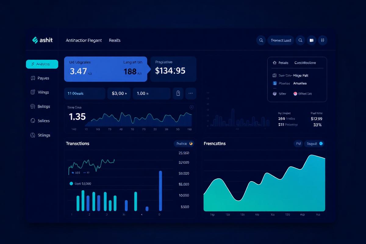FinPulse banking dashboard